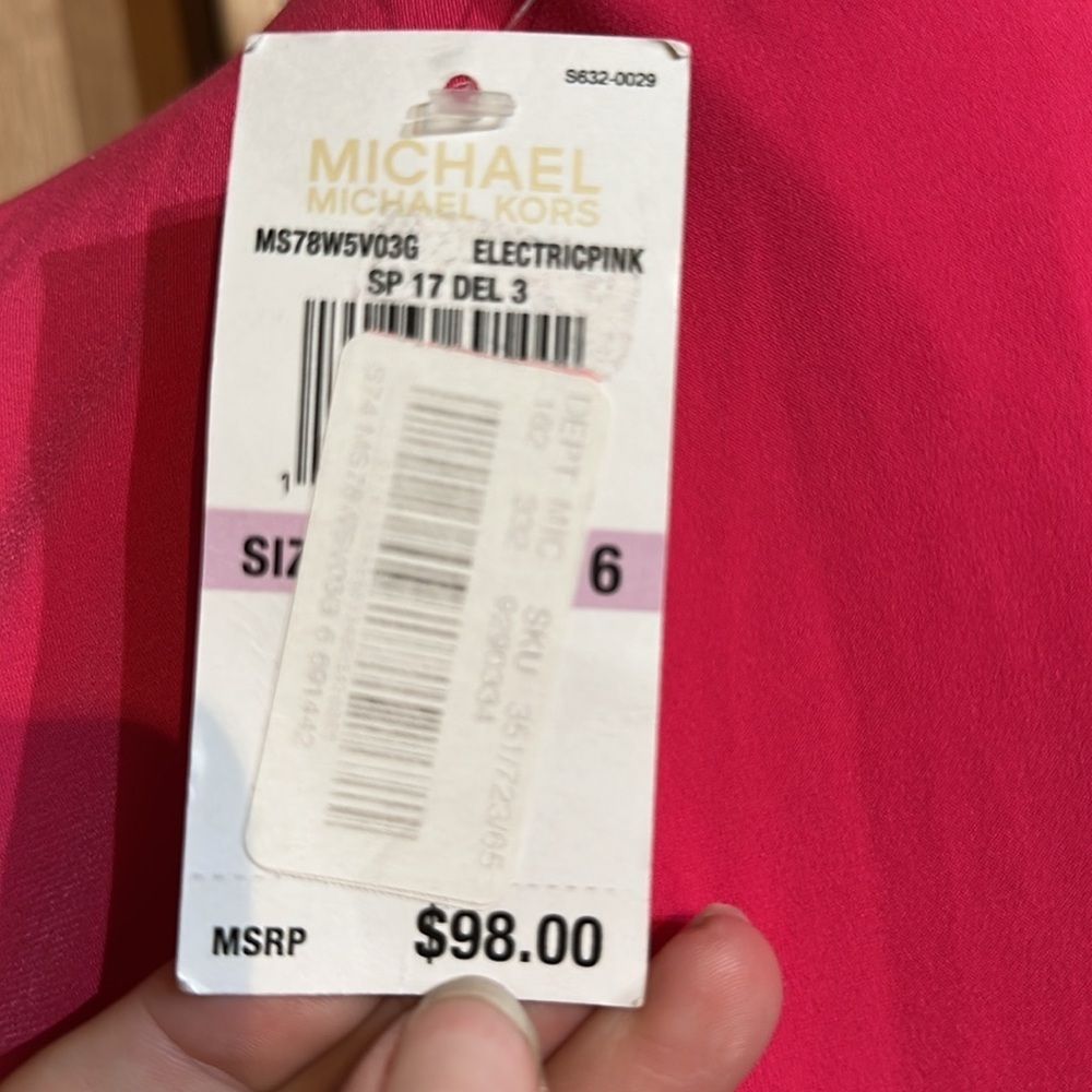Michael Kors Electric Pink Dress - Picture 3 of 3